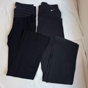 Women’s Old Navy Nike Black Leggings Yoga Pants lot